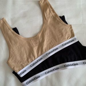 SOLD!!! NWOT CK 2-pack Bralette XS to S